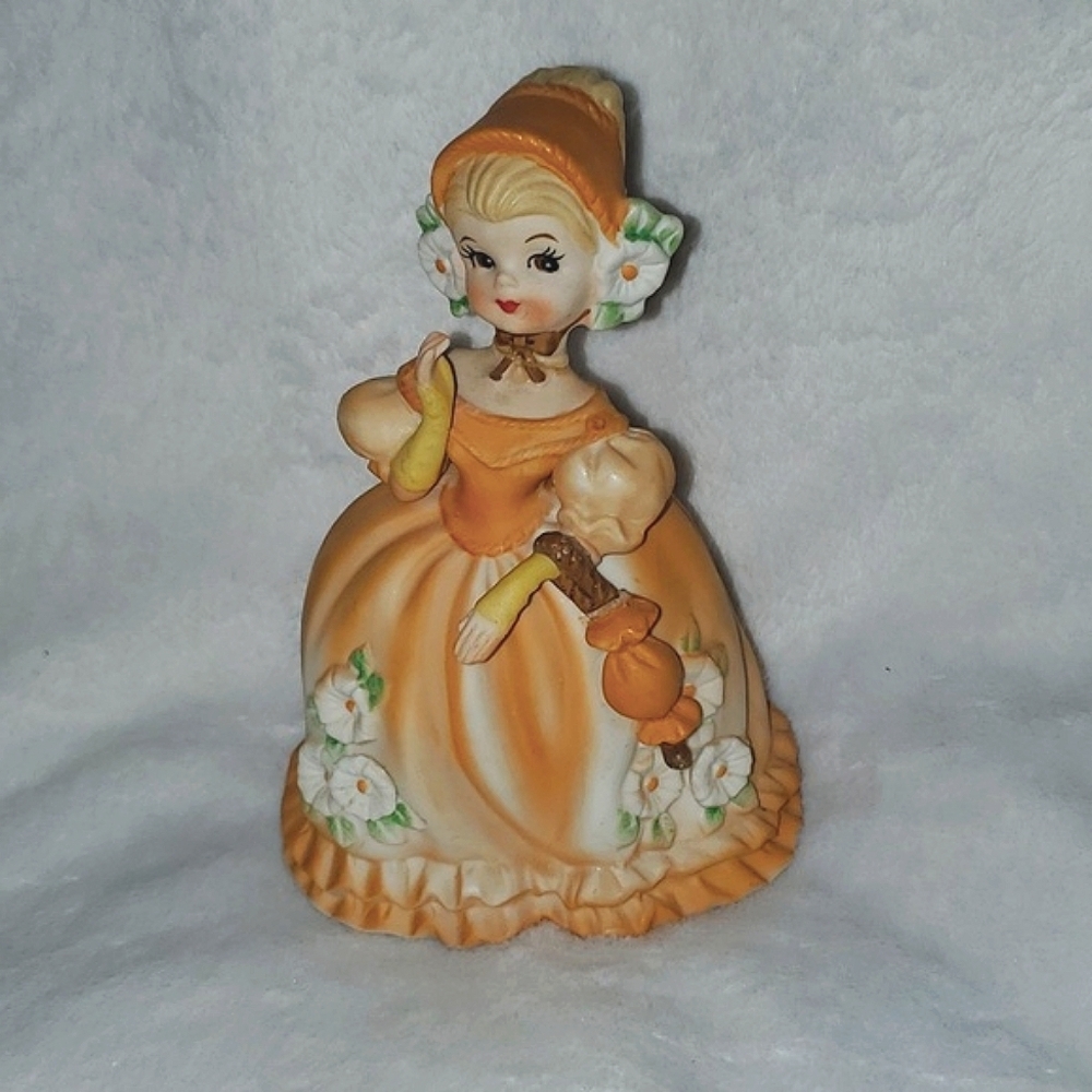 Lefton Vintage Japan Ceramic Southern Belle Figurine